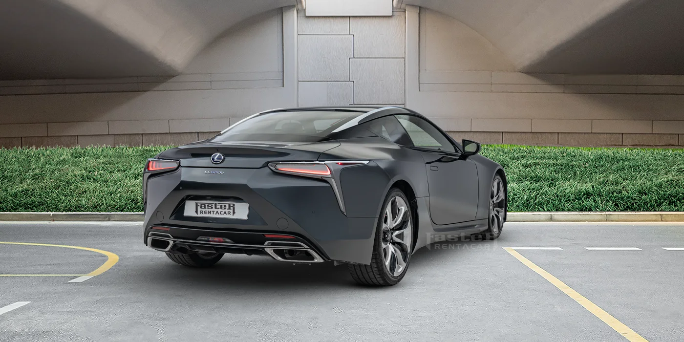 Lexus LC 500 Exterior Rear Side View